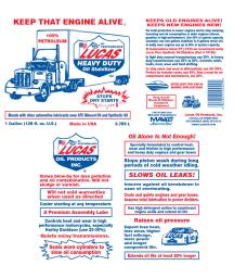 Lucas Heavy Duty Oil Stabilizer 