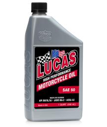 Lucas SAE 50 W Motorcycle Oil 