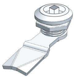 QUARTER TURN LOCK - SLOTTED