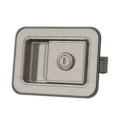 FLUSH PADDLE LATCH - KEY LOCKING  (STAINLESS STEEL )