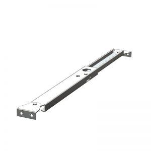TELESCOPIC SUPPORT STAY - 2 BACKETS (SAFETY CATCH RELEASE)