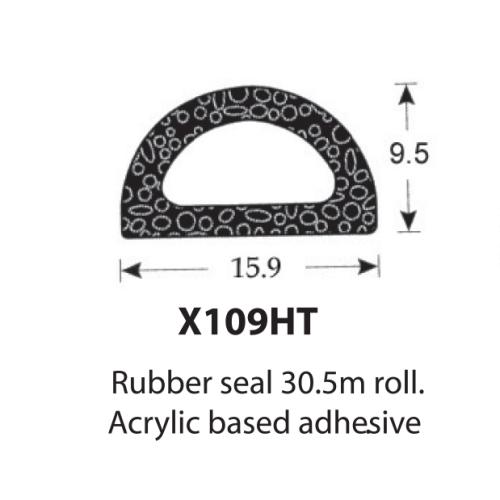 SPONGE RUBBER SEALS - 15.8x9.5mm