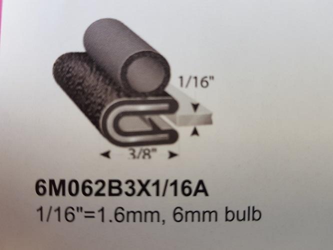 PINCHWELD BLACK SIDE BULB 6mm