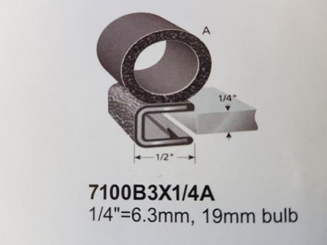 PINCHWELD BLACK SIDE BULB 19mm