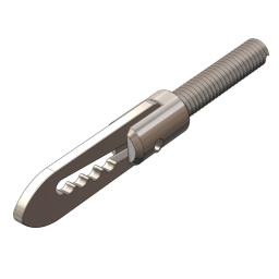 BABY ANTILUCE FASTENER WITH M8 THREAD -STEEL ZP