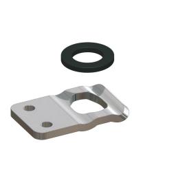 CATCH PLATE & RUBBER WASHER