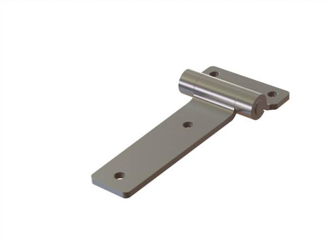 REAR DOOR HINGE - FLAT - STEEL - 135mm LENGTH