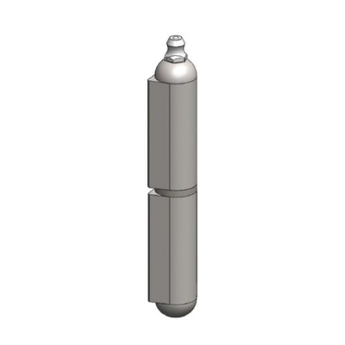WELD-ON HINGE ALUMINIUM - 100mm STAINLESS PIN & WASHER