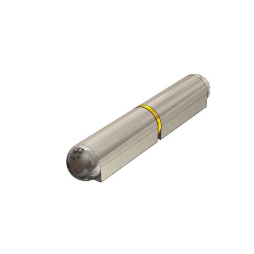 80mm WELD-ON HINGE STEEL PIN, BRASS WASHER 
