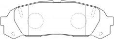 DISC BRAKE PADS  REAR