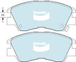 DISC BRAKE PADS  FRONT MISTUBISHI 