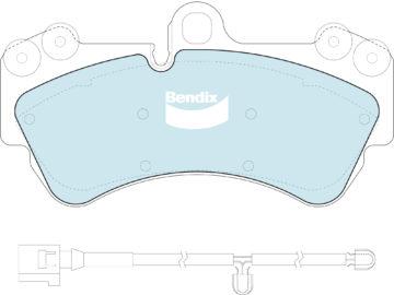DISC BRAKE PADS FRONT  PORSCHE MITS