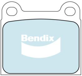 DISC BRAKE PADS REAR MERCEDES 
