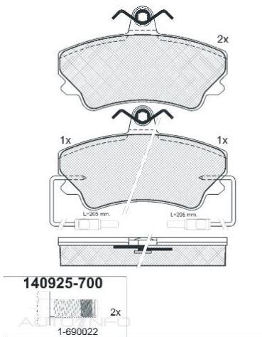 DISC BRAKE PADS 