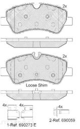 DISC BRAKE PADS 