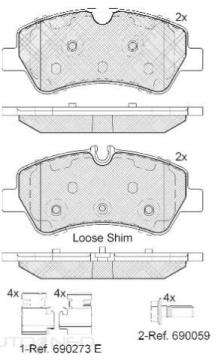 DISC BRAKE PADS 
