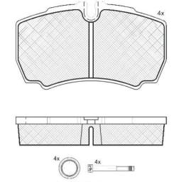 DISC BRAKE PADS 