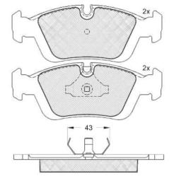 DISC BRAKE PADS 