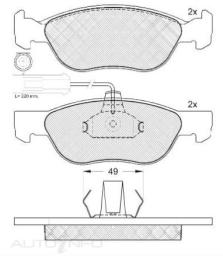 DISC BRAKE PADS 