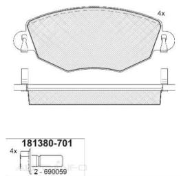 DISC BRAKE PADS 
