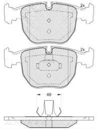 DISC BRAKE PADS FRONT BMW
