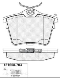 DISC BRAKE PADS 