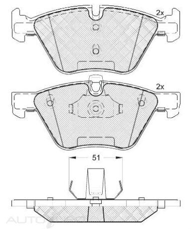 DISC BRAKE PADS BMW