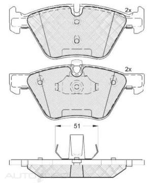 DISC BRAKE PADS BMW