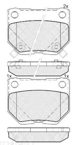 DISC BRAKE PADS 