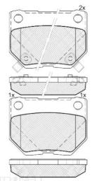 DISC BRAKE PADS 