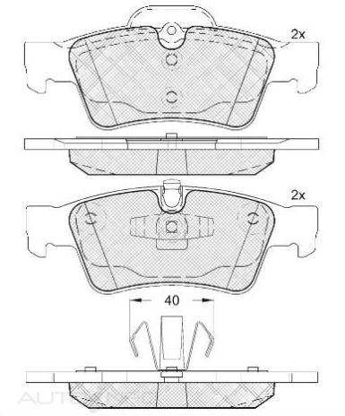 DISC BRAKE PADS 