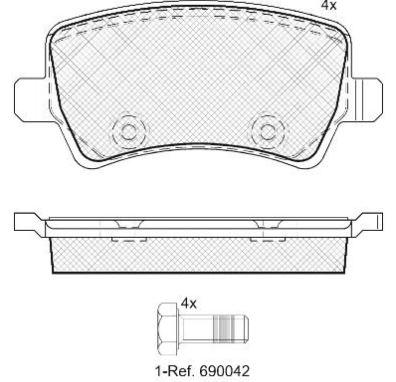 DISC BRAKE PADS 