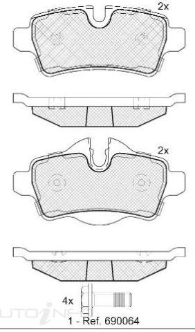 DISC BRAKE PADS 