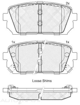 DISC BRAKE PADS 