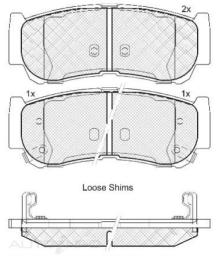 DISC BRAKE PADS 