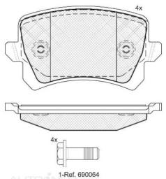 DISC BRAKE PADS 