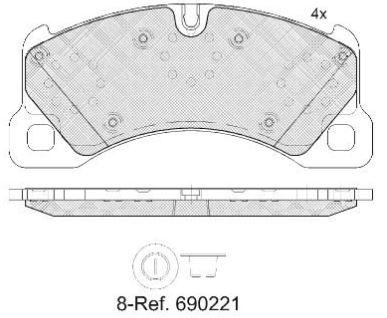 DISC BRAKE PADS 