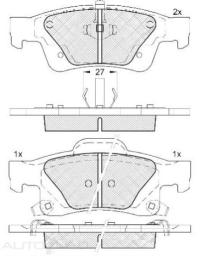 DISC BRAKE PADS 