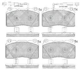 DISC BRAKE PADS 