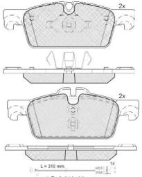 DISC BRAKE PADS 