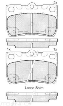 DISC BRAKE PADS 