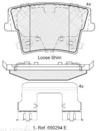 DISC BRAKE PADS 