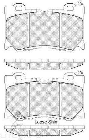 DISC BRAKE PADS 