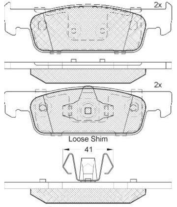 DISC BRAKE PADS 