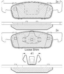 DISC BRAKE PADS 
