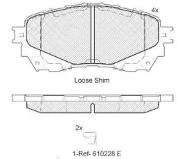 DISC BRAKE PADS 