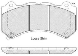 DISC BRAKE PADS  CADILLAC CTS NISSAN 