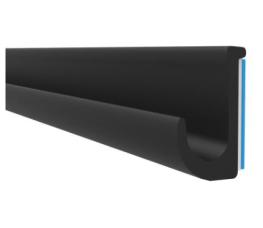RUBBER EXTRUSIONS - DRIP RAIL 12.7x23mm (Black)