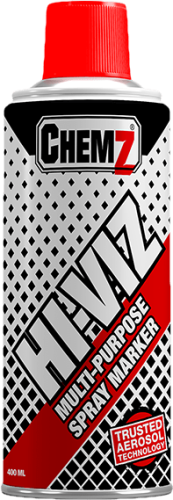 CHEMZ HI-VIZ RED MARKER SPRAY