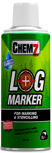CHEMZ WHITE LOG SPRAY MARKER
